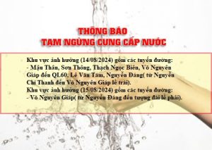 Read more about the article TRAWACO THÔNG BÁO KẾ HOẠCH SÚC RỬA CÁC TUYẾN ỐNG CẤP NƯỚC TRÊN MẠNG LƯỚI CẤP NƯỚC TP TRÀ VINH THÁNG 08/2024