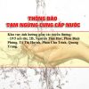 TRAWACO THÔNG BÁO VỀ VIỆC NGỪNG CUNG CẤP NƯỚC ĐỂ SÚC RỬA TUYẾN ỐNG TẢI